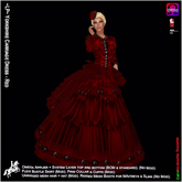 ~LP~ Yorkshire Carriage Dress - Red [Add & Click]