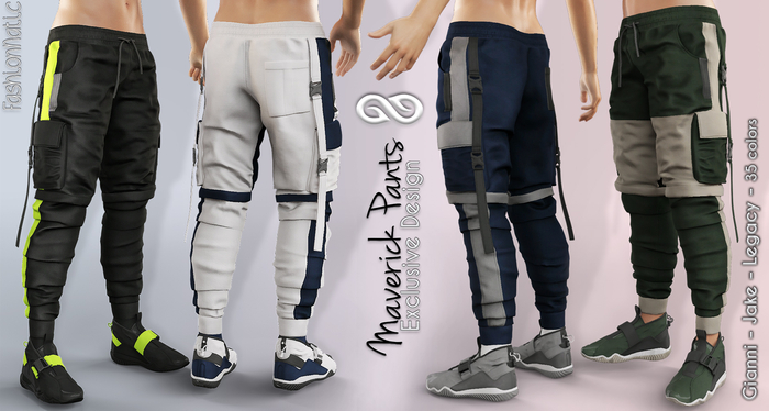 FashionNatic - Maverick Pants Fatpack - Signature Gianni, Belleza - Jake, Legacy