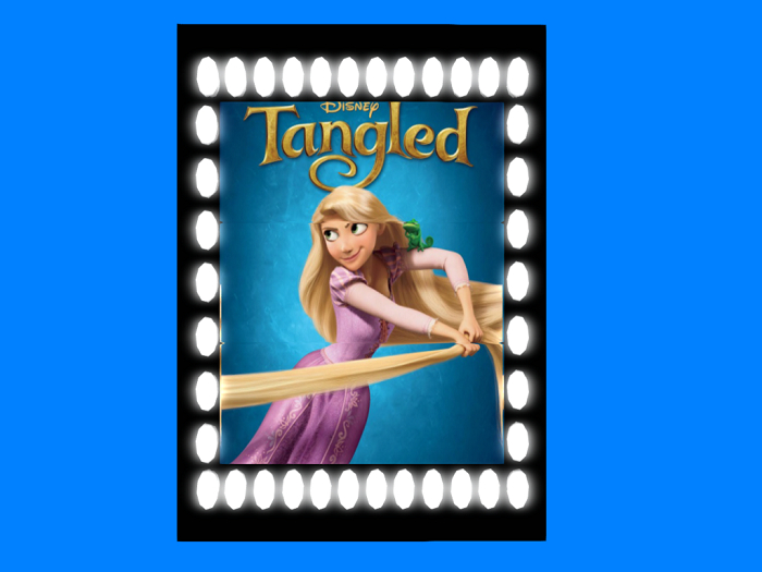 Princess Movie Poster-Tangled-Lighted frame