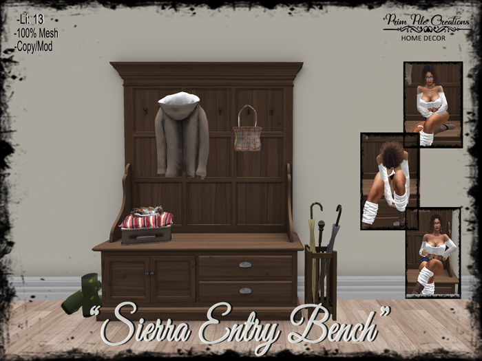 ~PPC~ Sierra Entry Bench  