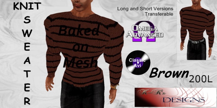Knit Sweater Brown (M)