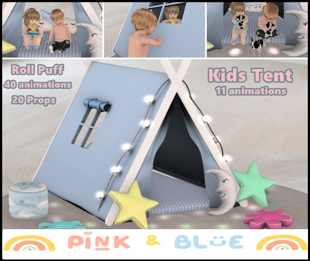 Kids Tent  Blue