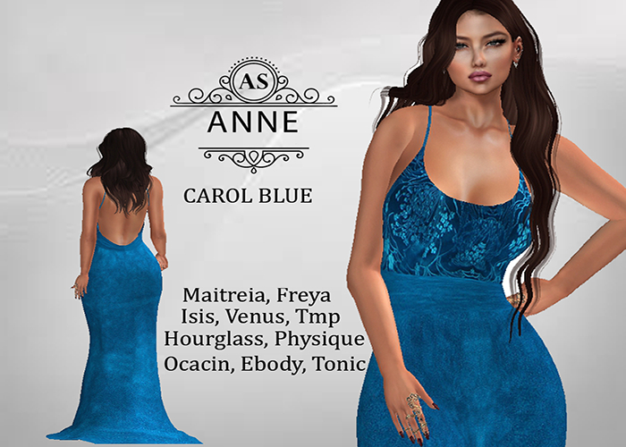 !AS! Carol Gown   - Blue