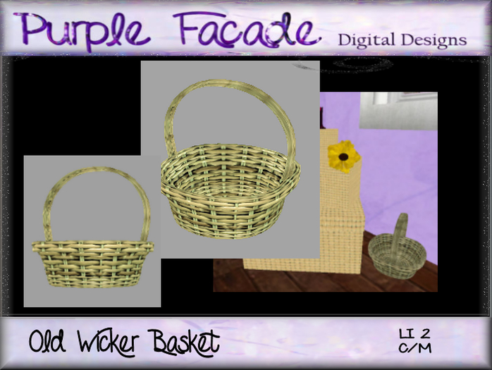 ~{PF}~ Old Wicker Basket