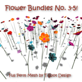 T-Spot Mesh Flower Bundle No. 3 to 5 - Full Perm Mesh - LI=0.5