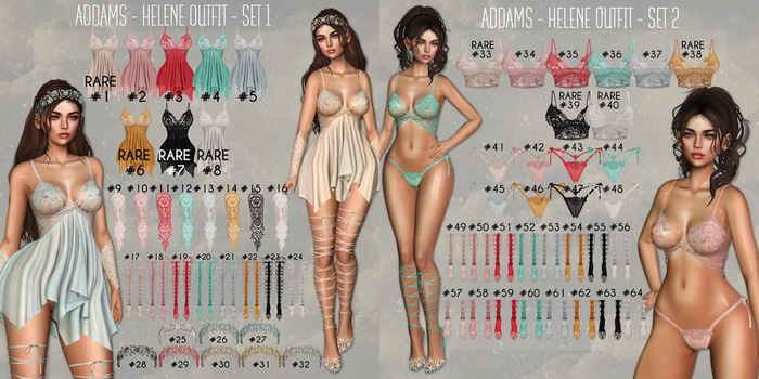 #6 - Addams // Helene Babydoll // Maitreya - RARE