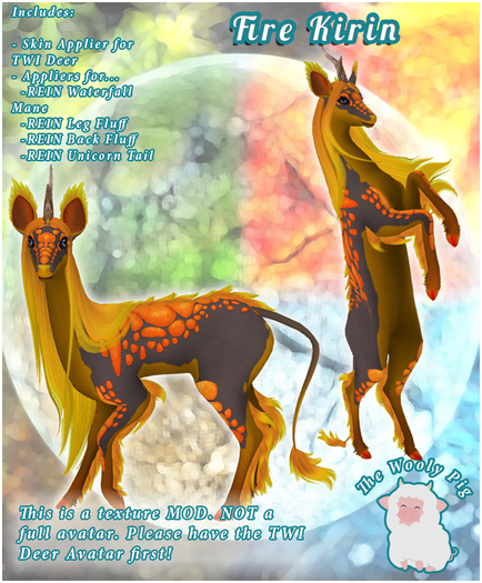 [WP] TWI Deer Fire Kirin