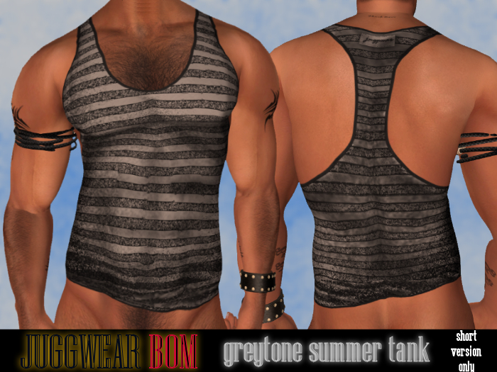 juggwear BOM greytone SUMMER TANK