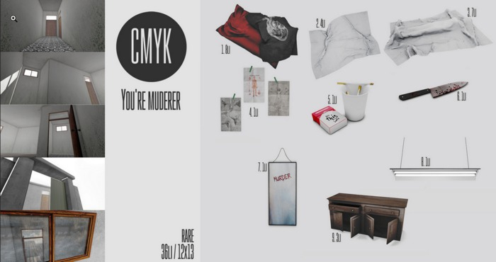 CMYK// 1. You're muderer