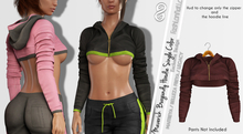 FashionNatic - Maverick Female Hoodie Burgundy - Maitreya Lara, Belleza Freya, Legacy