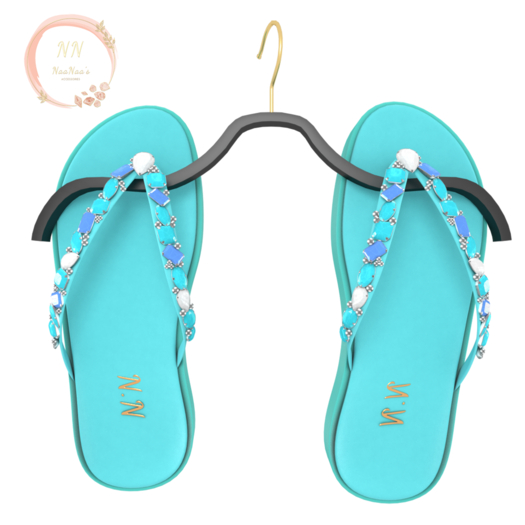 NaaNaa's Kenzi Sandals  Turquaz [Wear Me]