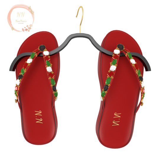 NaaNaa's Kenzi Sandals  Red [Wear Me]