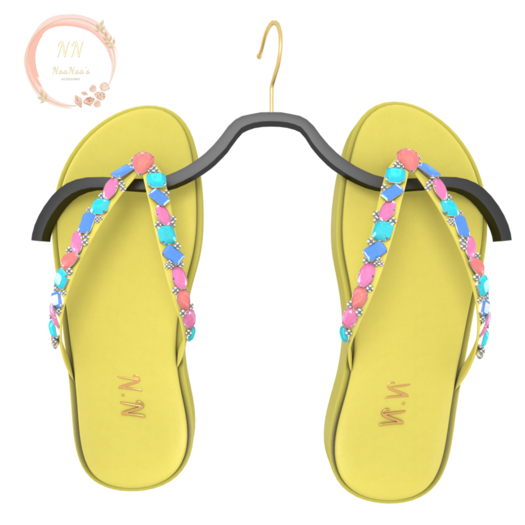 NaaNaa's Kenzi Sandals  Yellow [Wear Me]