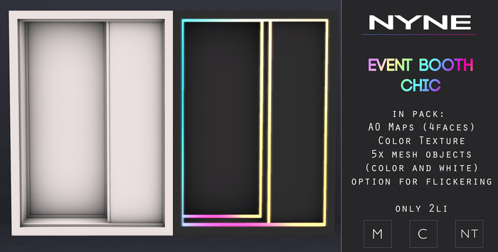 [NYNE] Wall Display - Event Booth - Chic