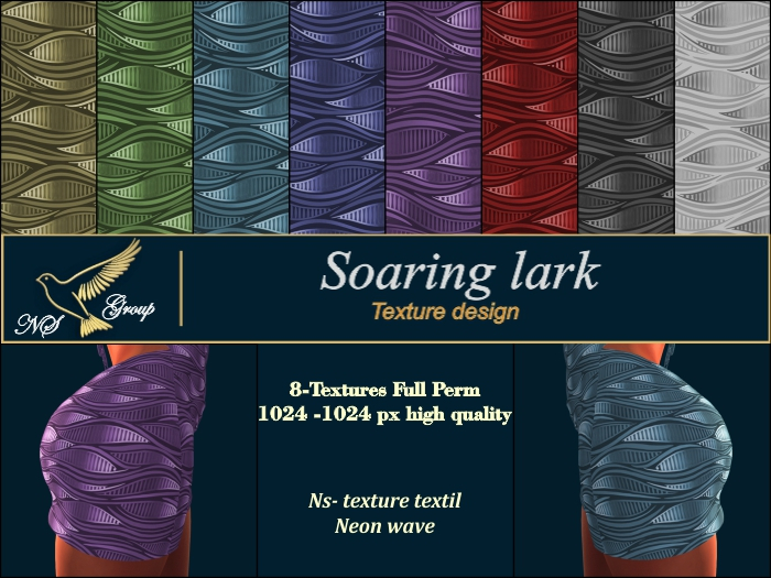 Ns- texture textil Neon wave