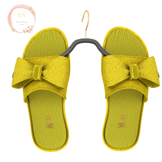 NaaNaa's Katia Slippers  Yellow [Wear Me]