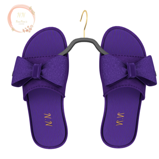 NaaNaa's Katia Slippers  Purple [Wear Me]