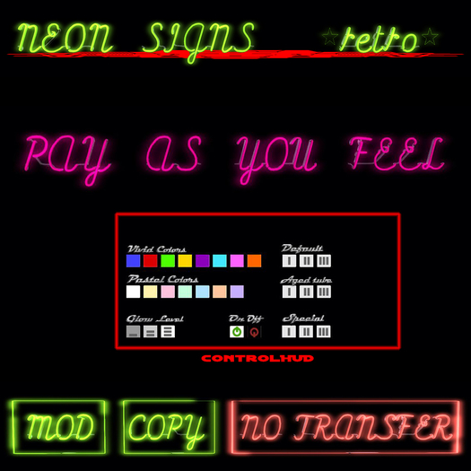 Design your Neon Sign Kit ** Pay as you Feel **