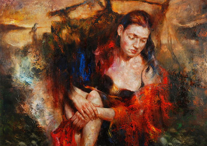 R-Creations - ART - "Mujer" painting - Pack
