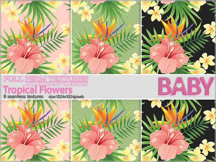 :*BC*: TEXTURES Tropical Flowers