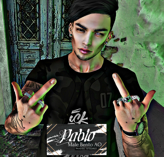 Second Life Marketplace - RICH STORY {PABLO} Male pose AO