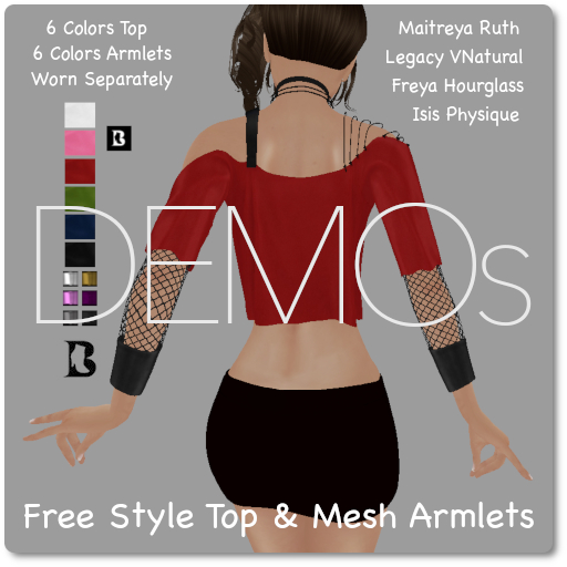 Blackburns Free Style Top & Mesh Armlets DEMO