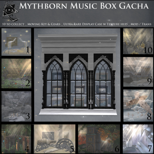 3rd Eye_ Mythborn Music box 6  (Forgotten Manor  ) BOXED