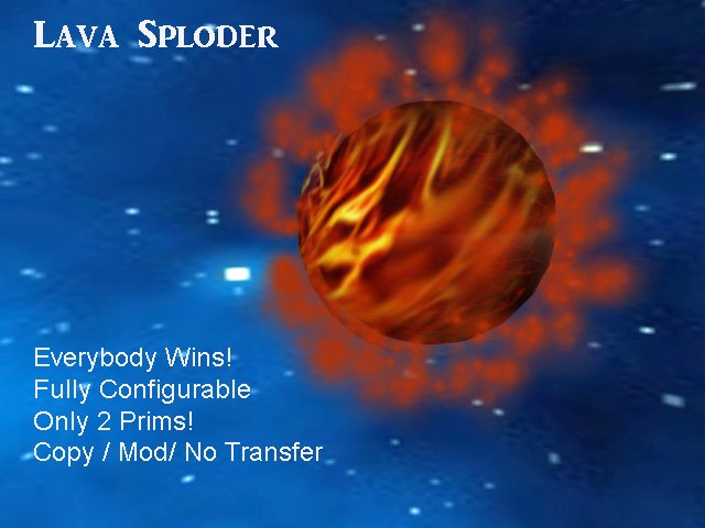 Lava No-Lose Sploder With Petty Cash System and Prize Mode!