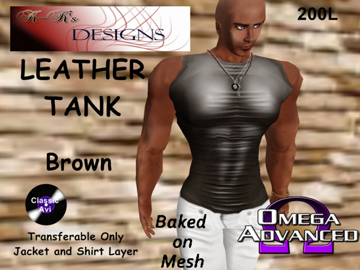 Leather Tank Brown