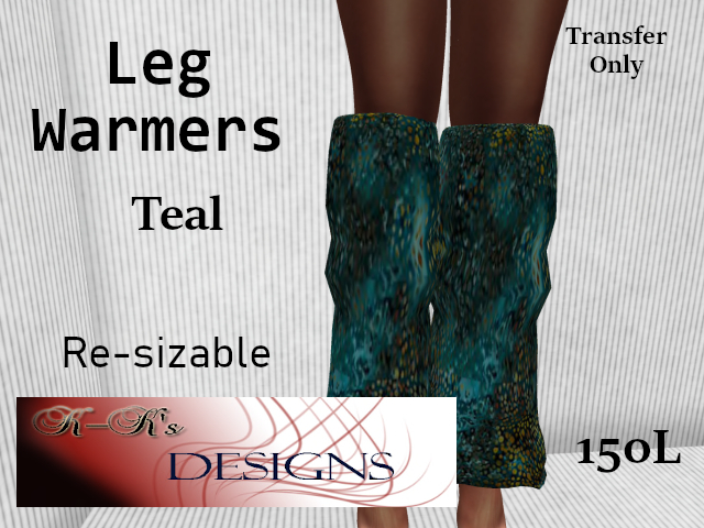 Legwarmer Teal