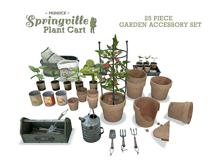 25 Piece Springville Garden Accessory Set
