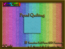 !Kushi! PipedQuilting Textures -WearToUnpack