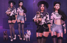 Foxes - Spooky Sweater - Tucked & Untucked - Cat