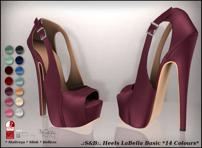 .:S&B:. Heels LaBella Basic *14 Colours*