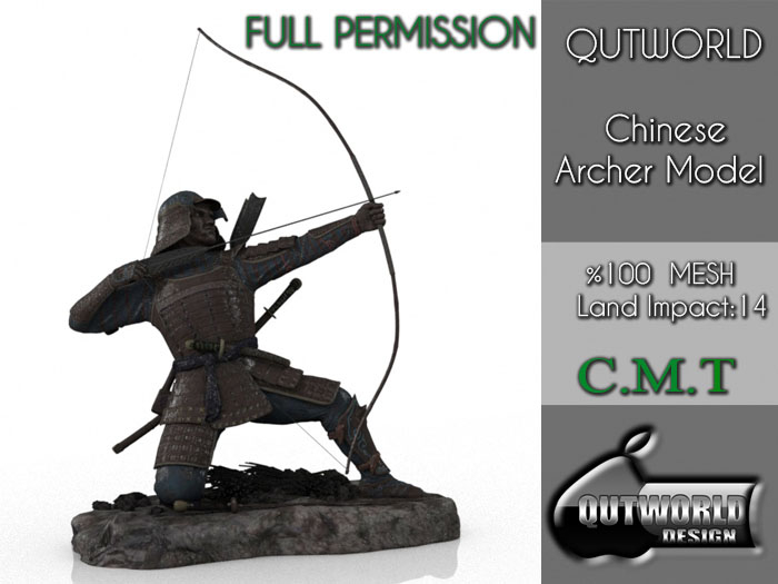 .::QUTWORLD Chinese Archer Model::. FP Unpack (ADD)