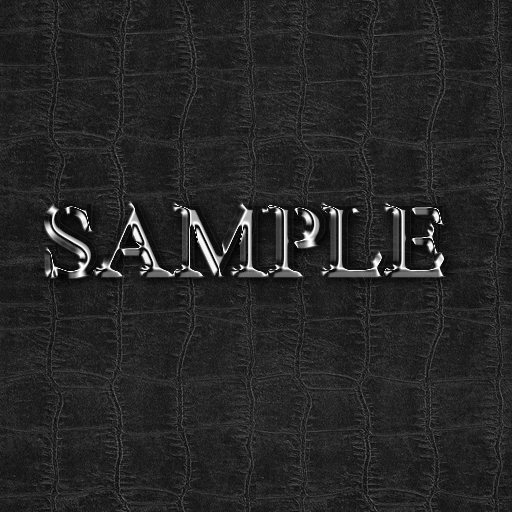 Zoy Texture [ Cable knit stripe Leather ] Seamless - Black