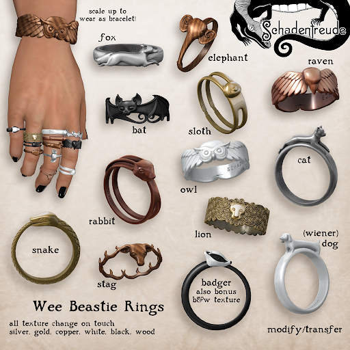 Gacha Extra - Schadenfreude - Dog Wee Beastie Ring