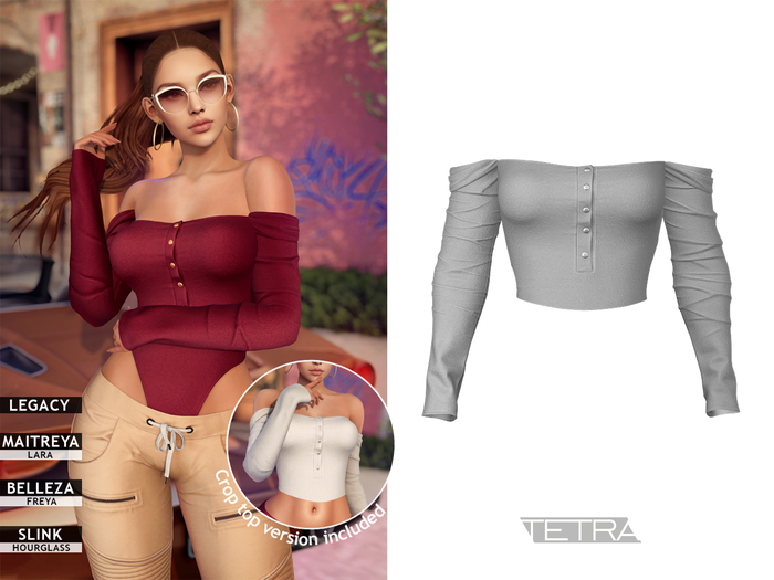 TETRA - Idyllic Top & Bodysuit (Gray)