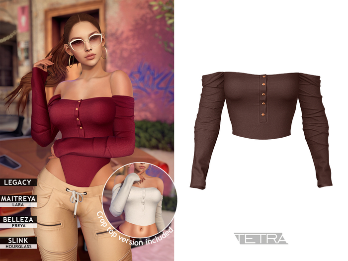 TETRA - Idyllic Top & Bodysuit (Truffle)
