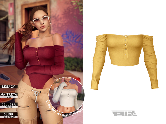 TETRA - Idyllic Top & Bodysuit (Yellow)