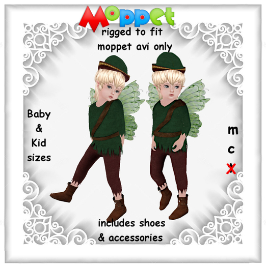 Moppet Boy Fairy  Set