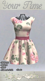 *YT* Sweet Retro Dress Flowers Vintage