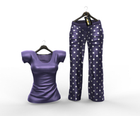 *** Harmonia Purple Stay At Home Pjs Outfit - Maitreya
