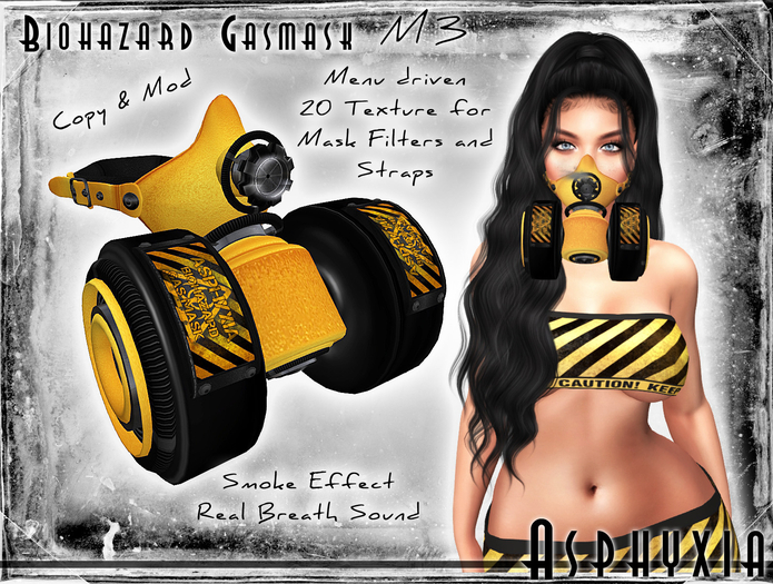 Asphyxia Biohazard Gasmask M3