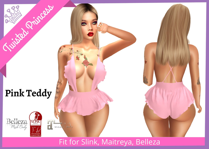 TP- Pink Teddy Lingerie -packer