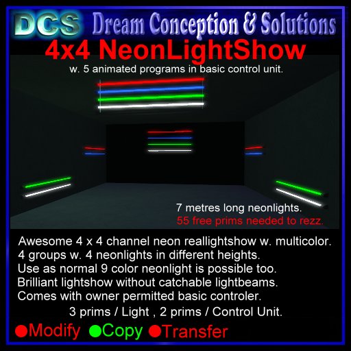 DCS 4x4 NeonLightShow