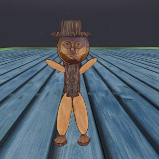 Wooden Lawn Man Boxed