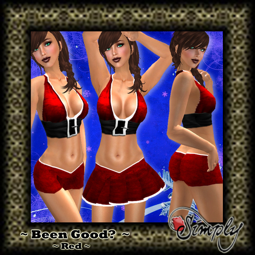 ~Simply~ Been Good?  Red Christmas Mini Dress 