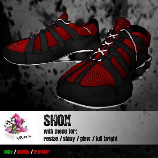 -iRez - SHOX RED BLACK