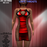 [L.T] Jae Jae Dress - Red Lace REZZ ME